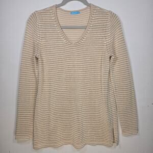 J. McLaughlin Women's Striped Knit Sweater, Size Medium